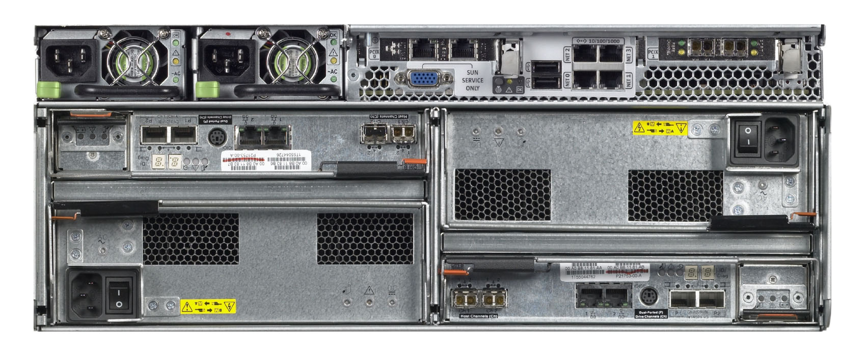 Sun StorageTek 5220 NAS Rear Zoom