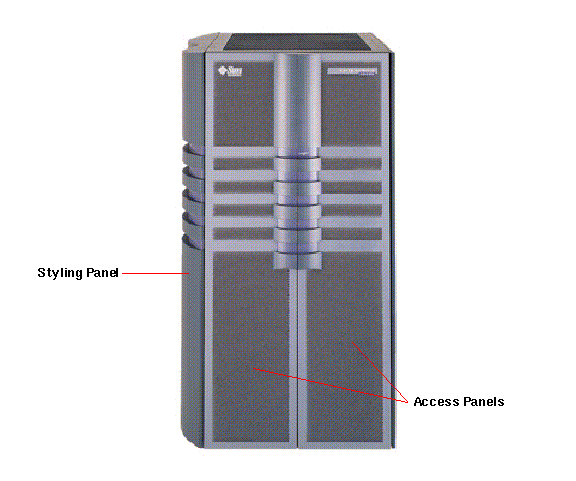 Sun Enterprise 10000 Front Callout