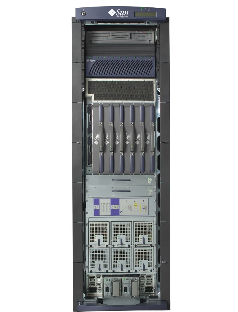 Sun Fire E6900 (post July 2006) Front Open Zoom