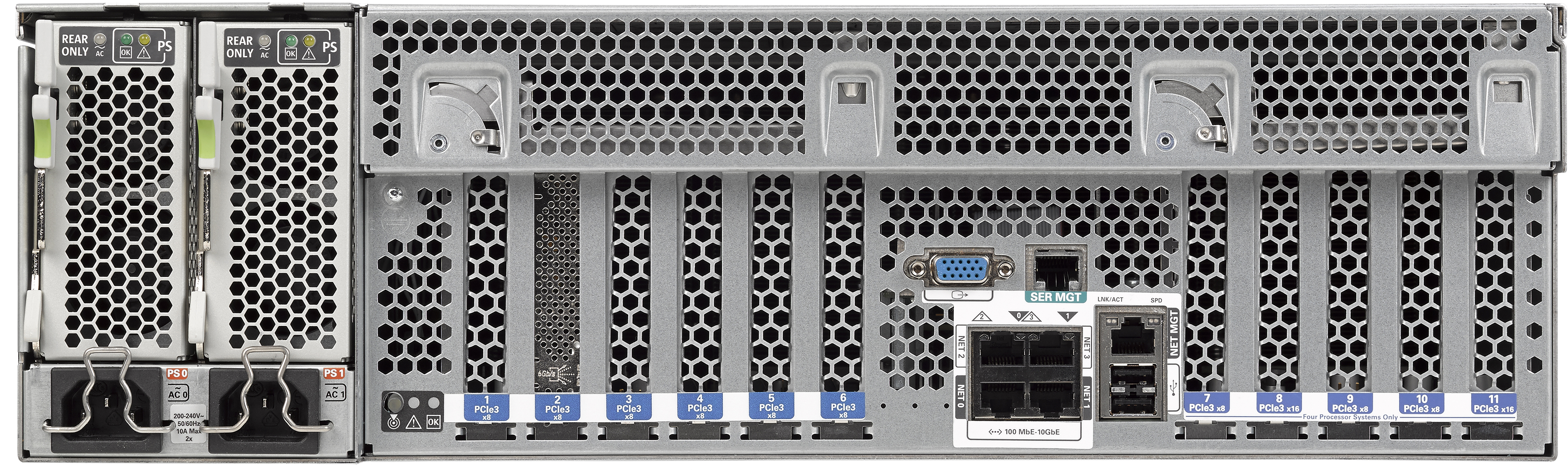 Oracle Exalytics In-Memory Machine X4-4 Rear Zoom