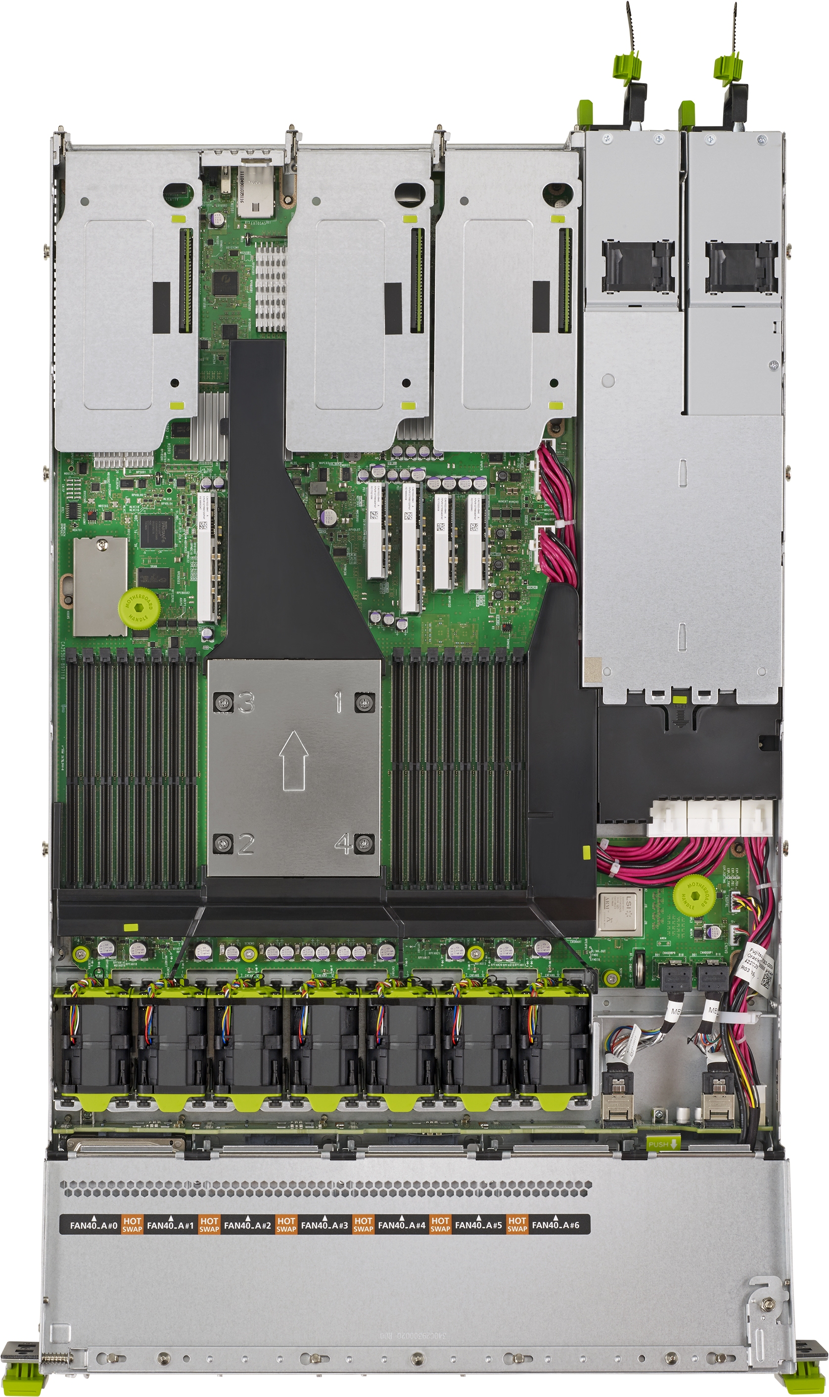Fujitsu Server M12-1 Top Zoom