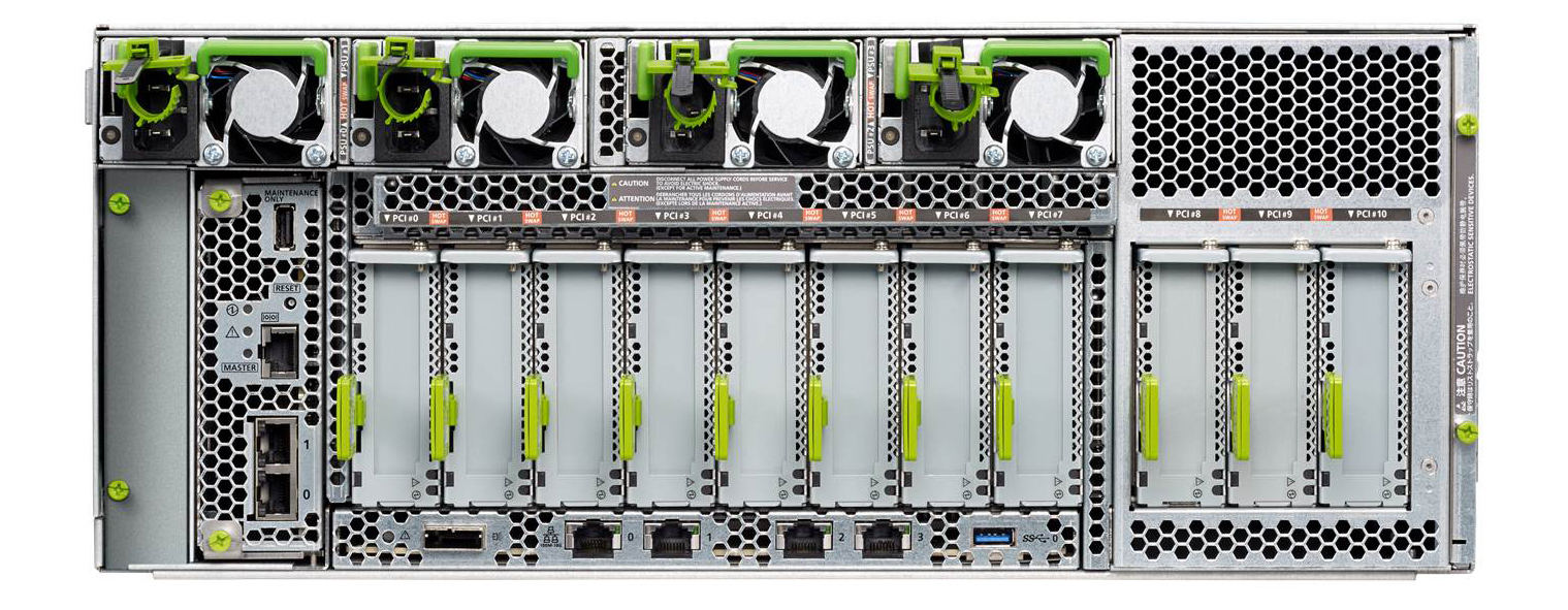 Fujitsu Server M12-2 Rear Zoom