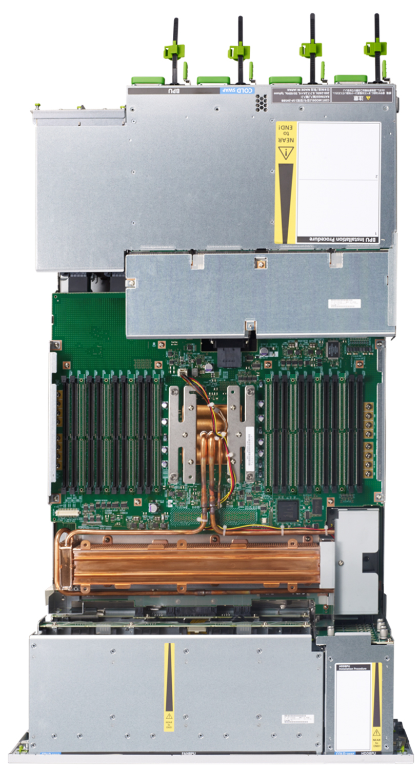 Fujitsu Server M12-2 Top Zoom