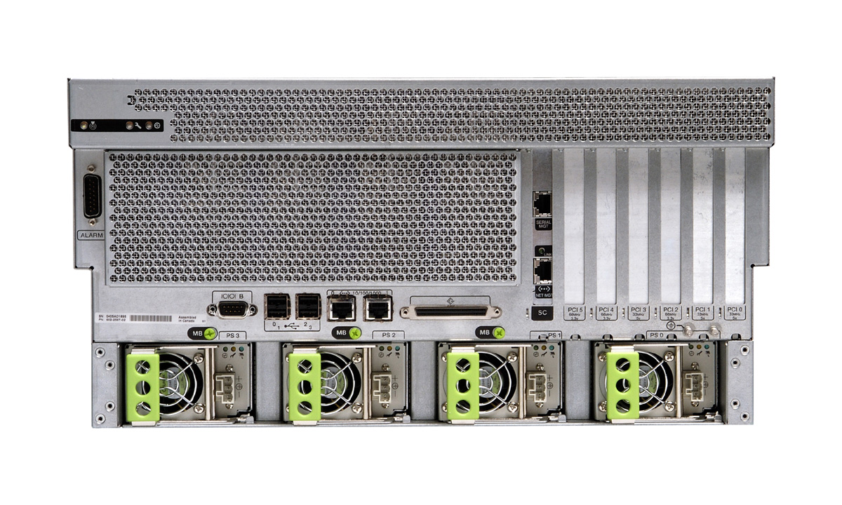 Netra 440 (post July 2006) Rear Zoom