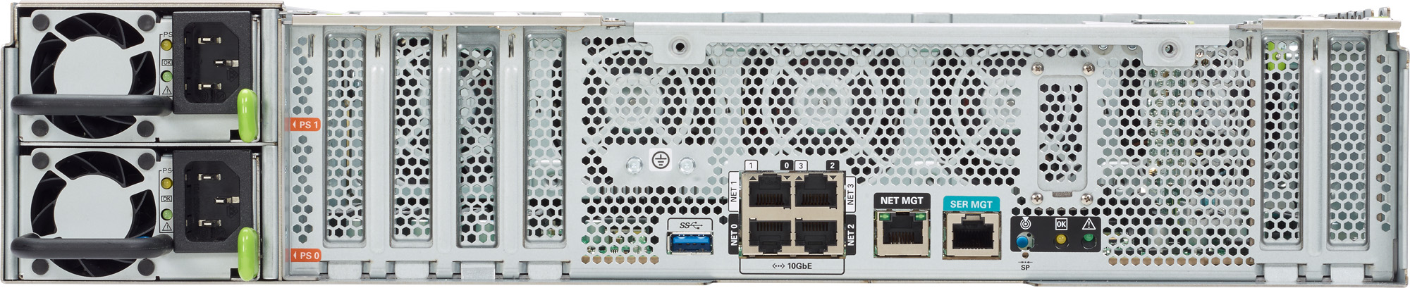 Netra SPARC S7-2 Rear Zoom