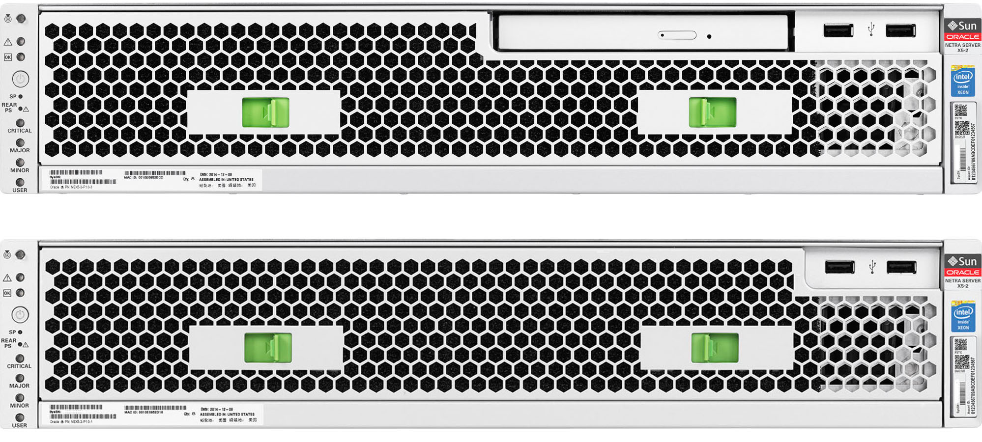 Netra Server X5-2 Front Zoom