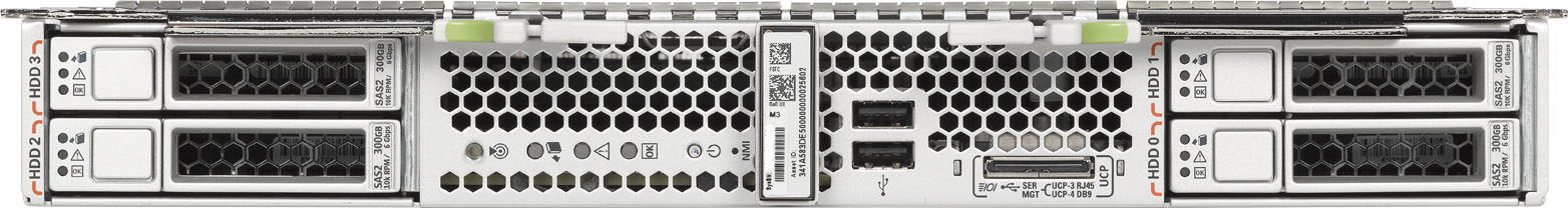 Netra Blade X3-2B / Sun Netra X6270 M3 Front Zoom