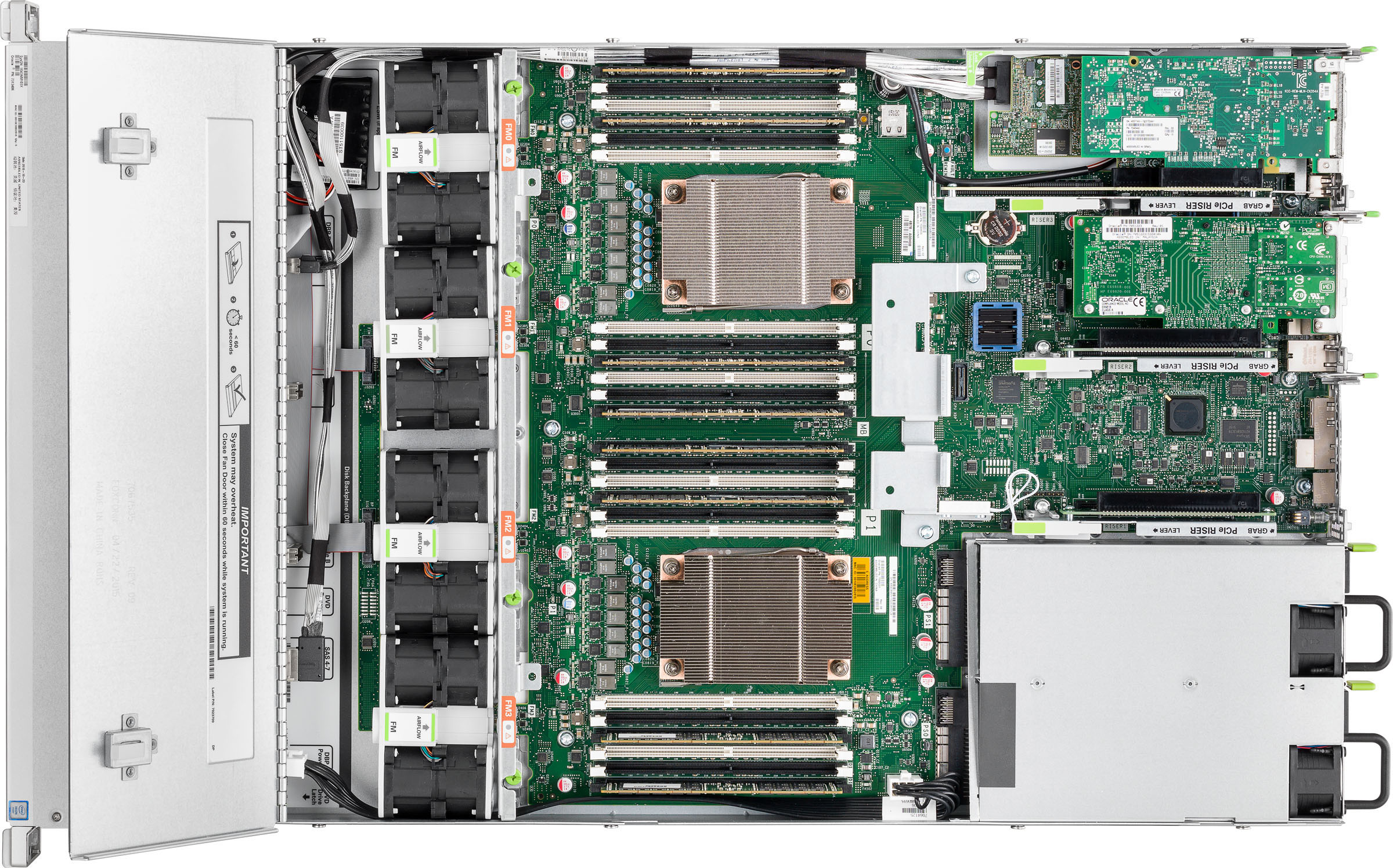 Oracle Advanced Support Gateway Server X6-2 Top Zoom