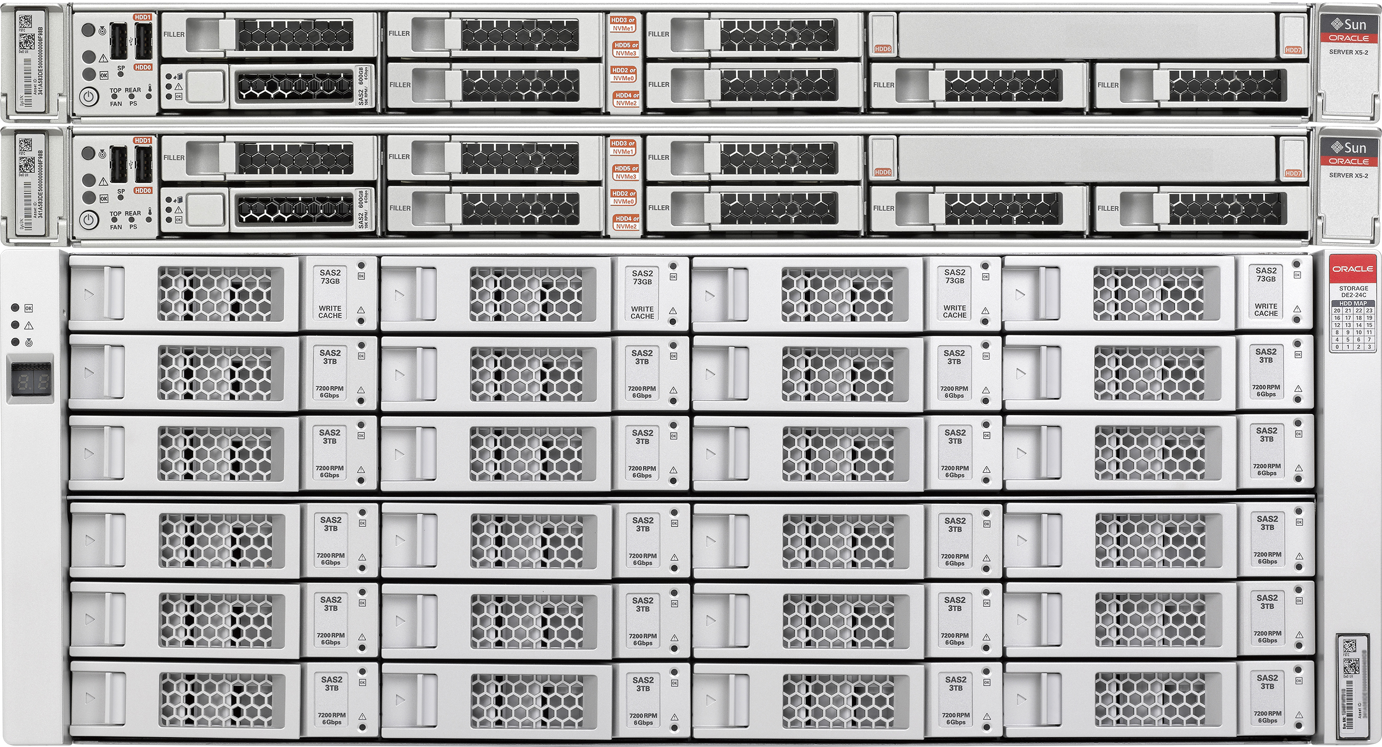 Oracle Database Appliance X5-2 Front Zoom