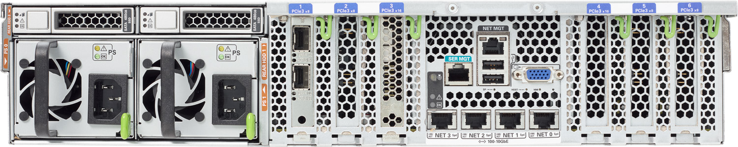 Oracle Database Appliance X6-2 Large Rear Zoom