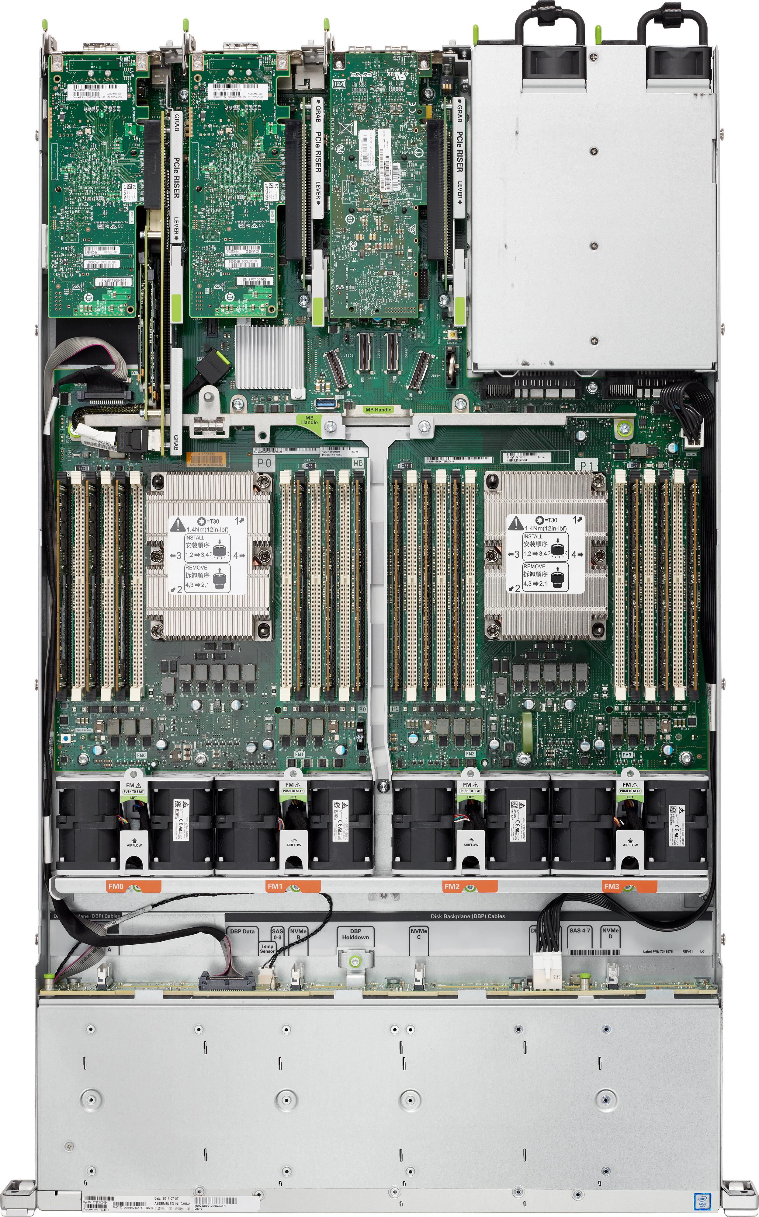 Oracle Database Appliance X7-2 High Availability Top Zoom