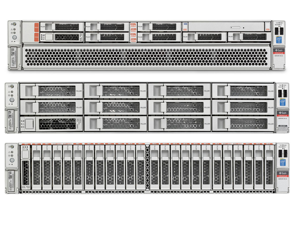 Oracle Server X5-2L Front Zoom