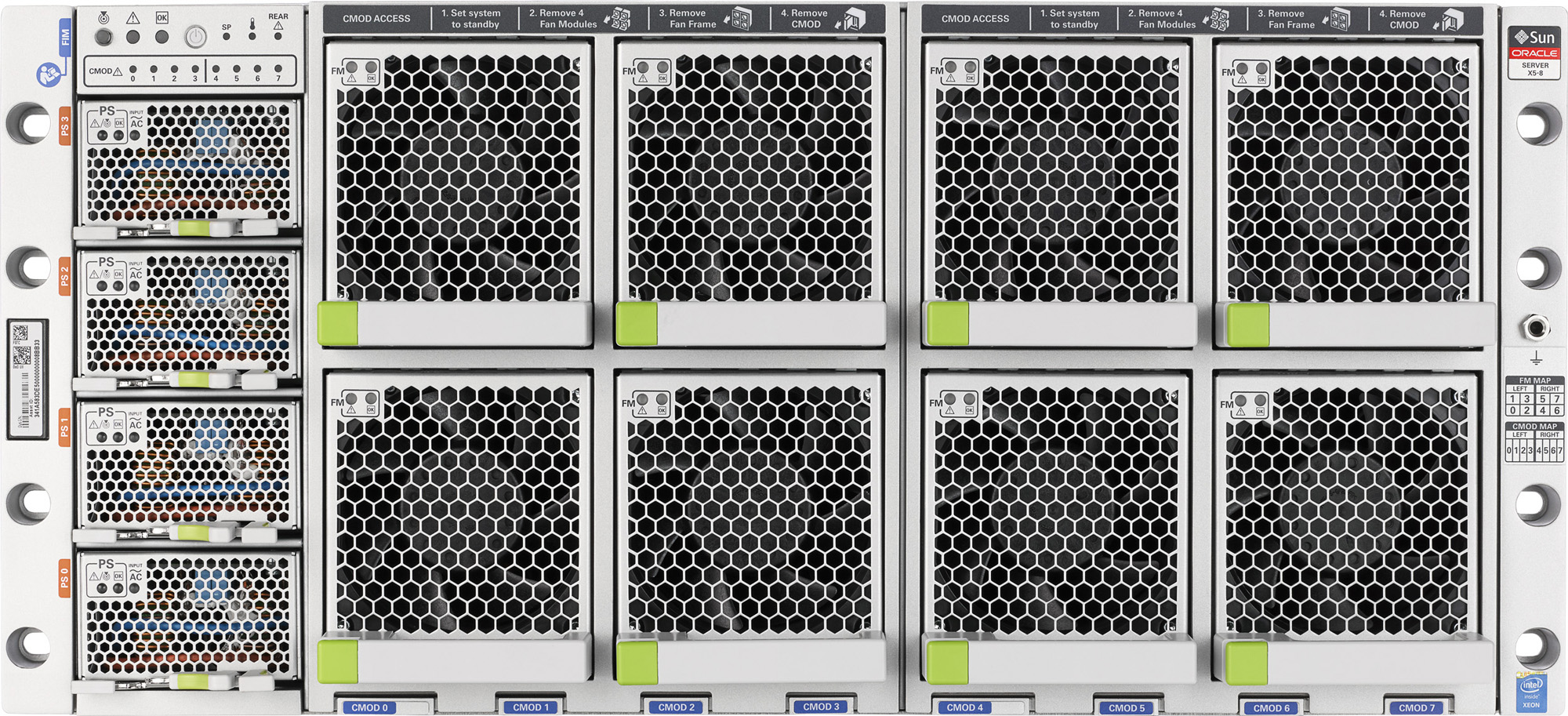 Oracle Server X5-8 Front Zoom