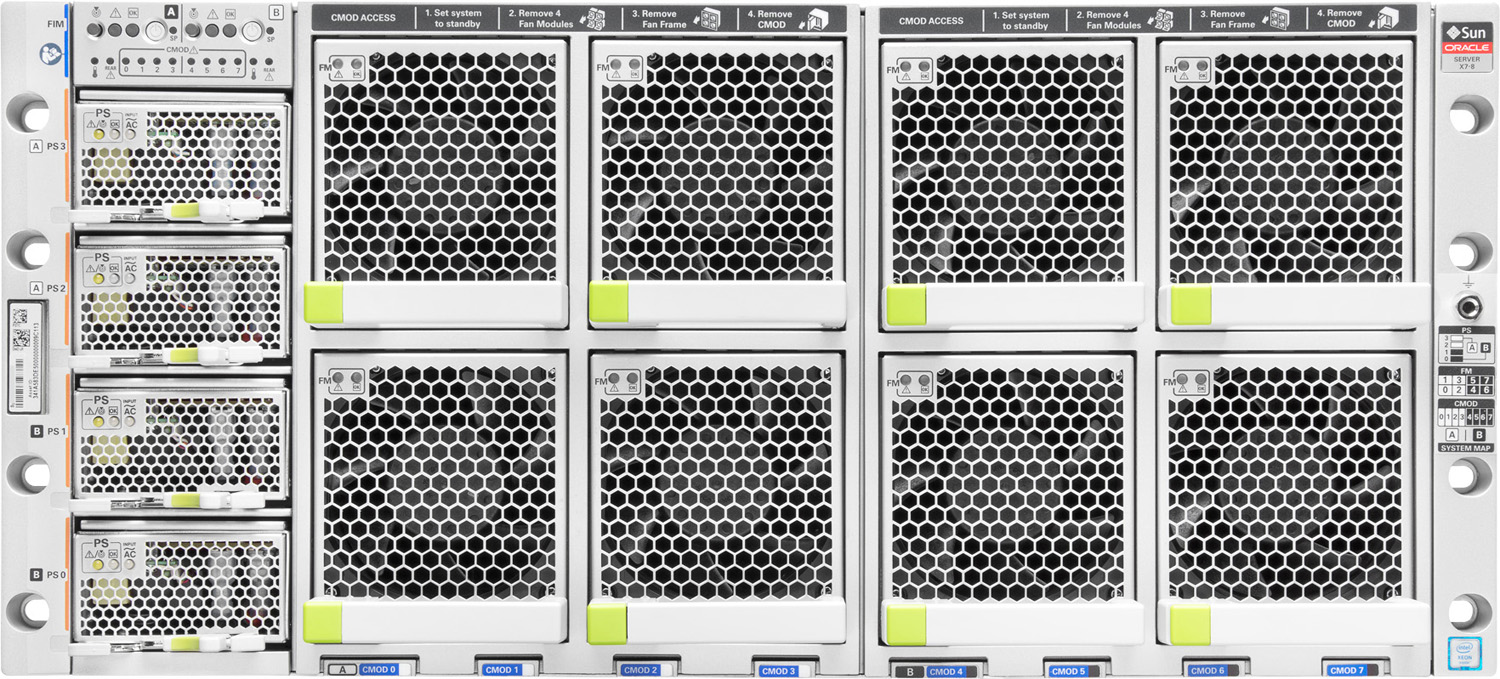Oracle Server X7-8 Front Zoom