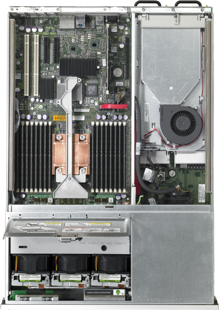 Sun SPARC Enterprise T2000 Top Zoom