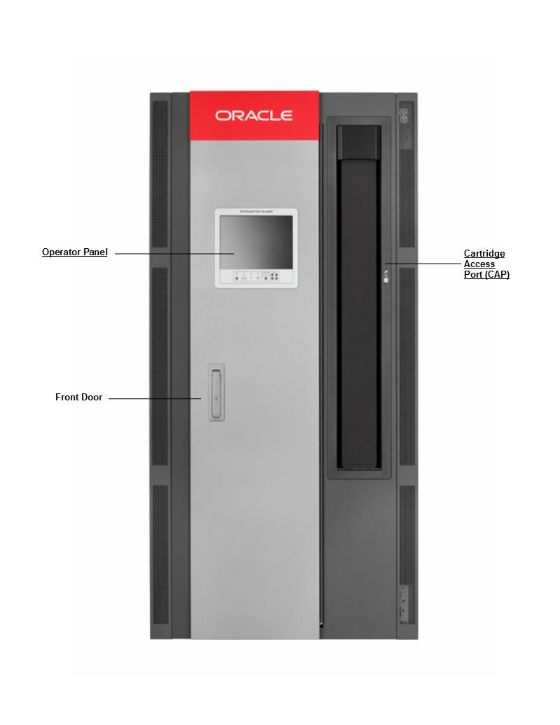 StorageTek SL4000 Modular Library Front Callout