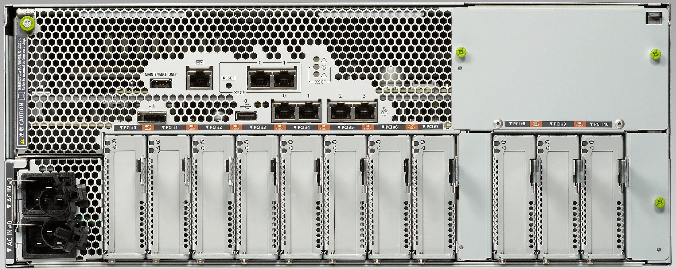 Fujitsu Server M10-4 Rear Zoom