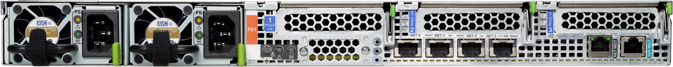 SPARC S7-2 Rear Zoom