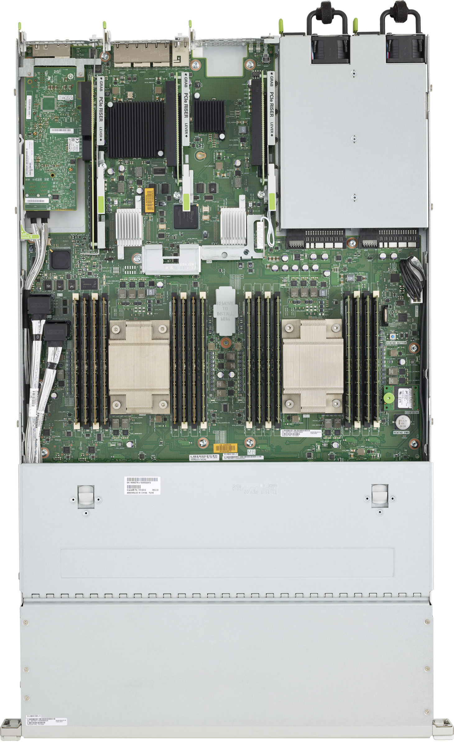 SPARC S7-2 Top Zoom