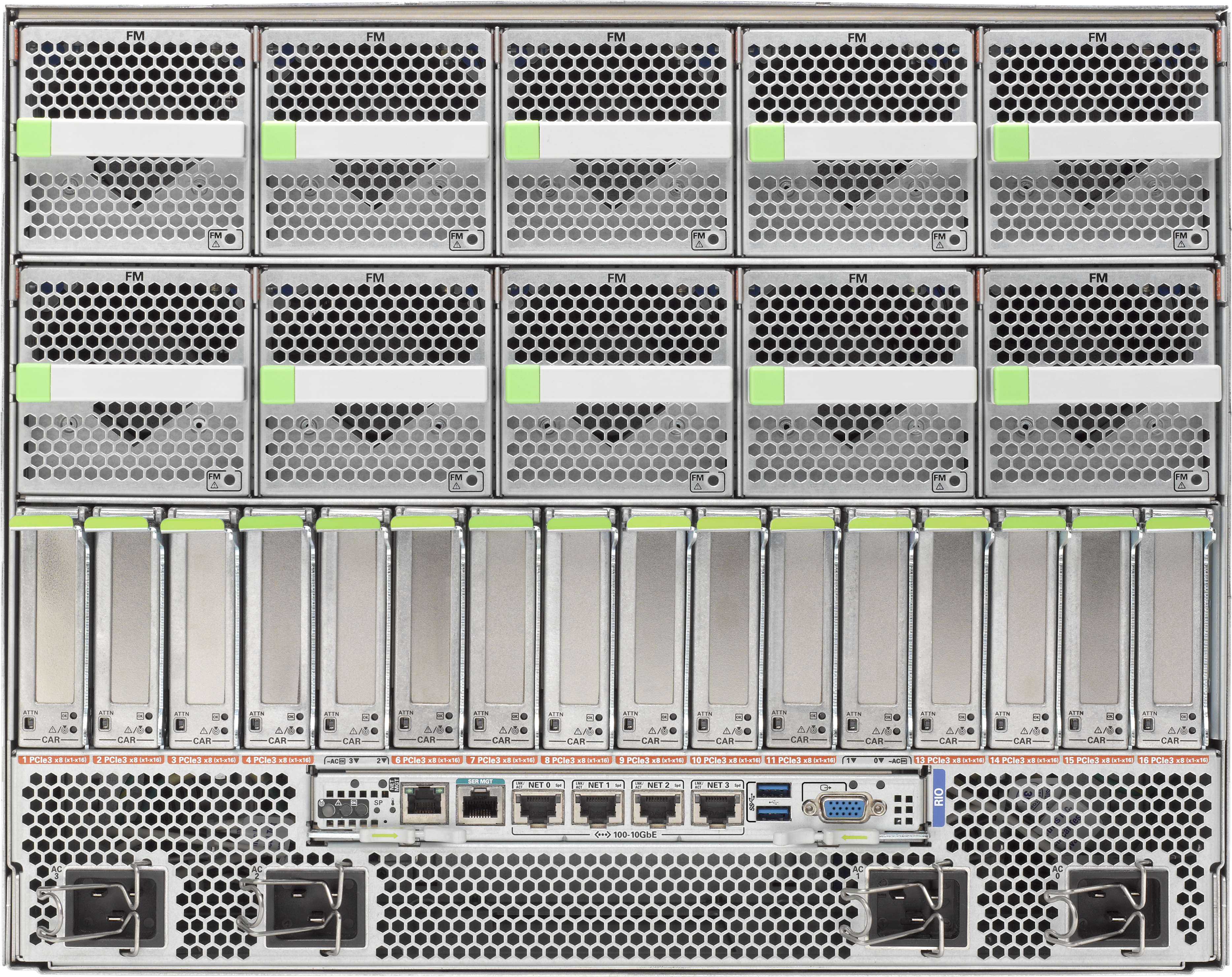 SPARC T5-8 Rear Zoom