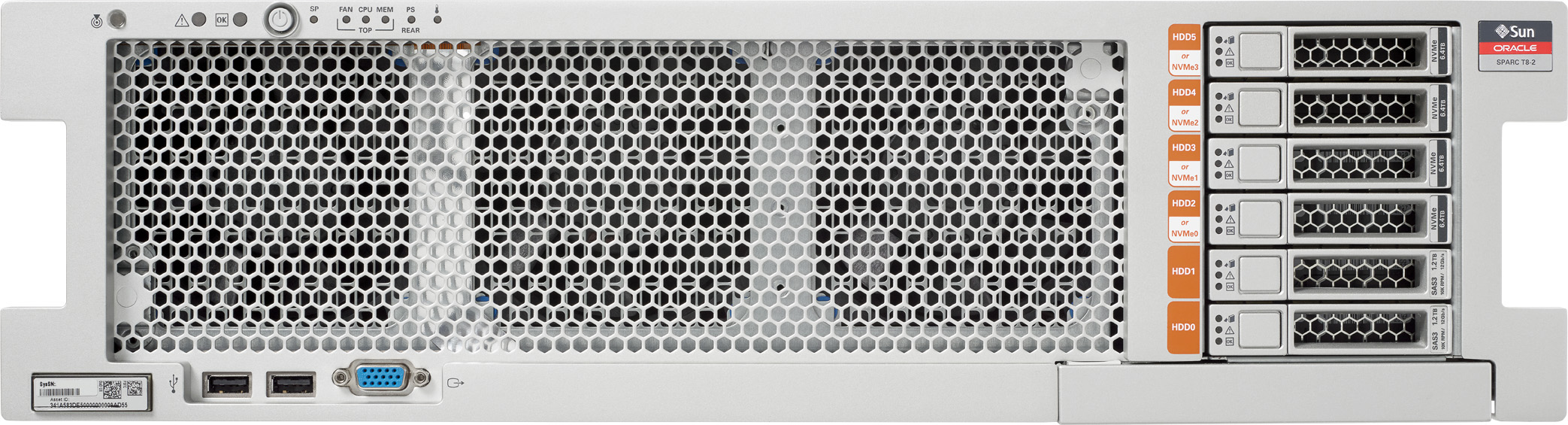 SPARC T8-2 Front Zoom