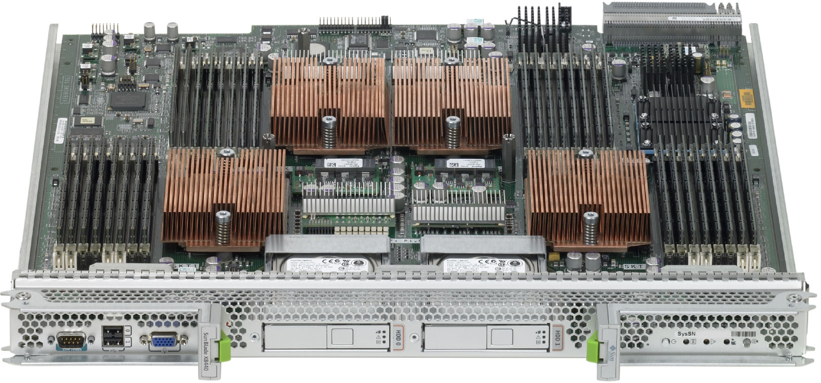 Sun Blade X8440 Server Module Top Zoom
