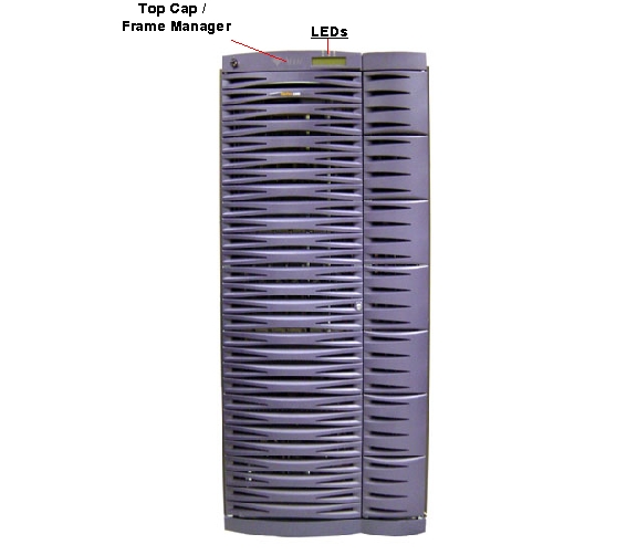 Sun Fire E25K (post July 2006) Front Callout