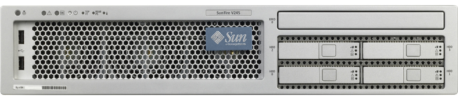 Sun Fire V245 Front Zoom