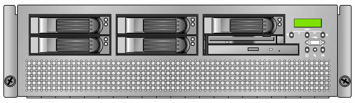 Sun Fire V40z (post July 2006) Front Zoom