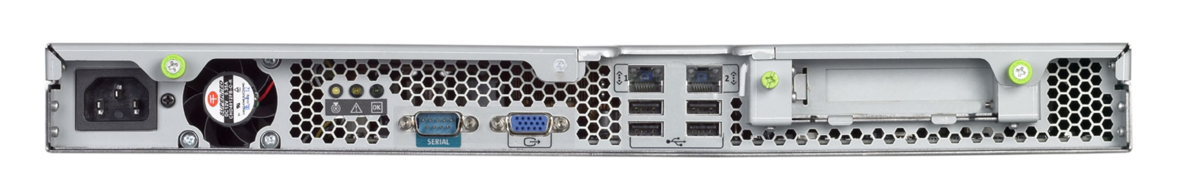 Sun Fire X2100 (post July 2006) Rear Zoom