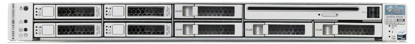 Sun Fire X4140 Front Zoom