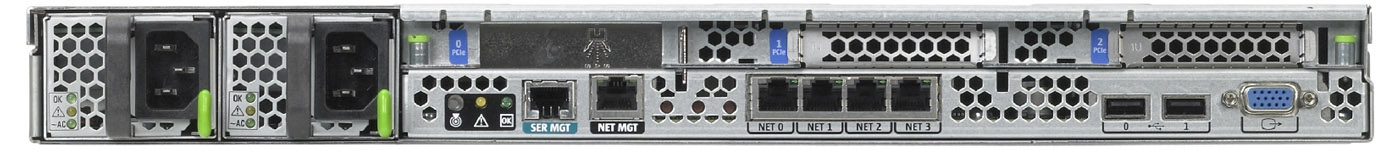 Sun Fire X4140 Rear Zoom