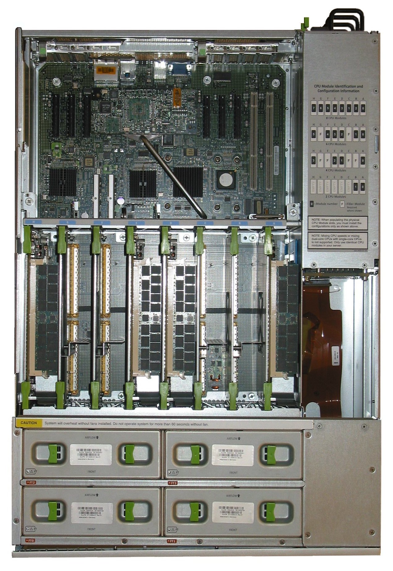 Sun Fire X4600 M2 Top Zoom