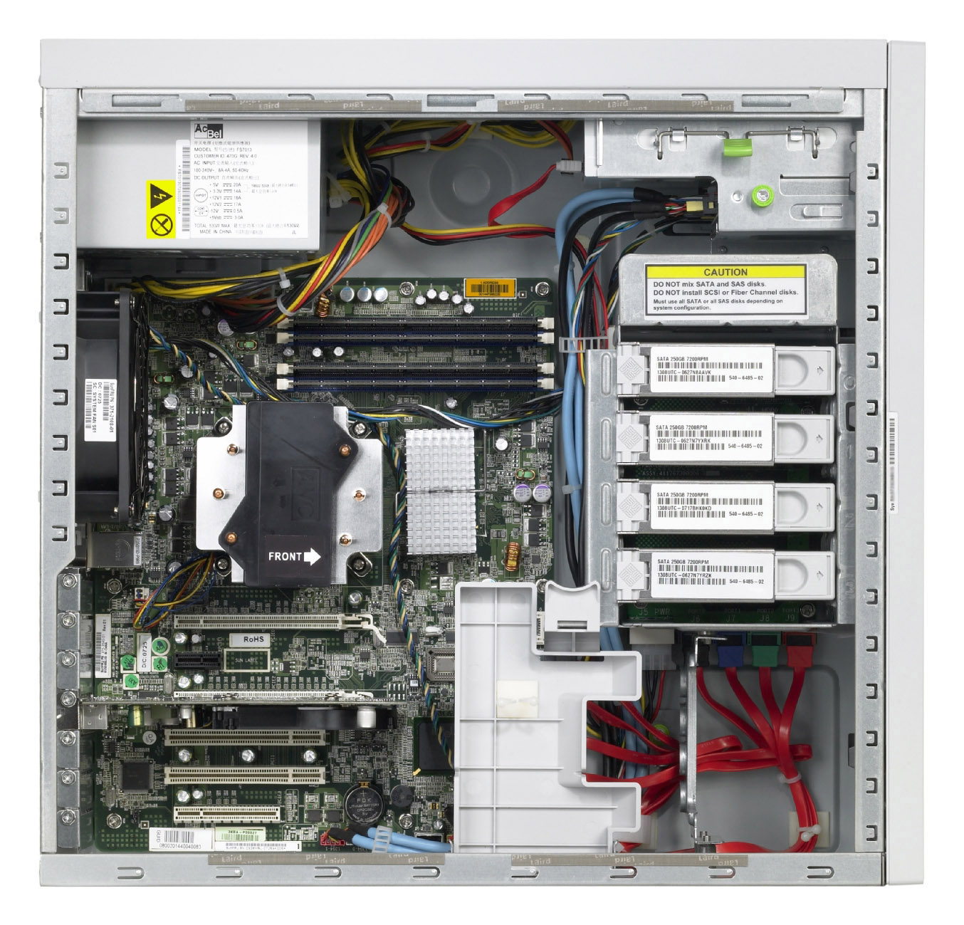 Sun Ultra 24 Workstation Left Open Zoom