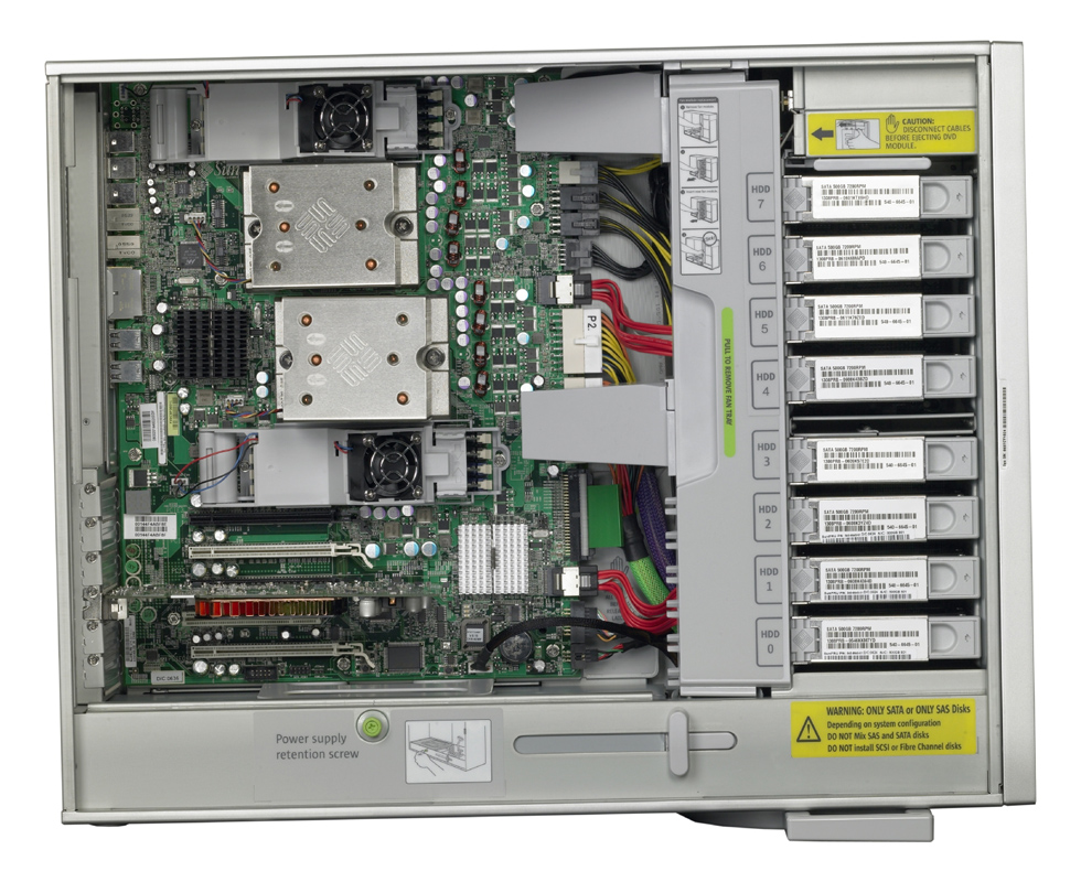 Sun Ultra 40 M2 Workstation Left Open Zoom