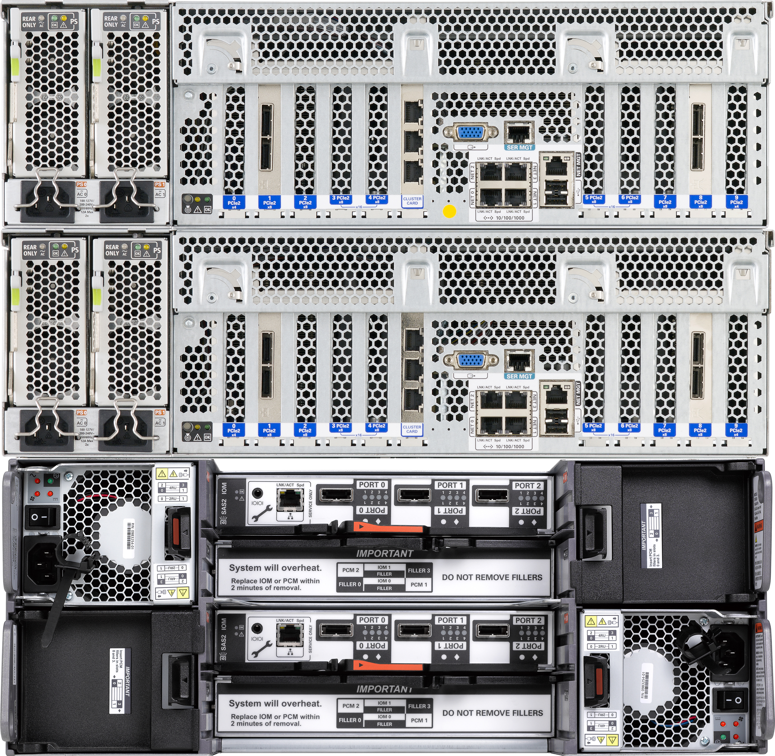 Oracle ZFS Backup Appliance Rear Zoom