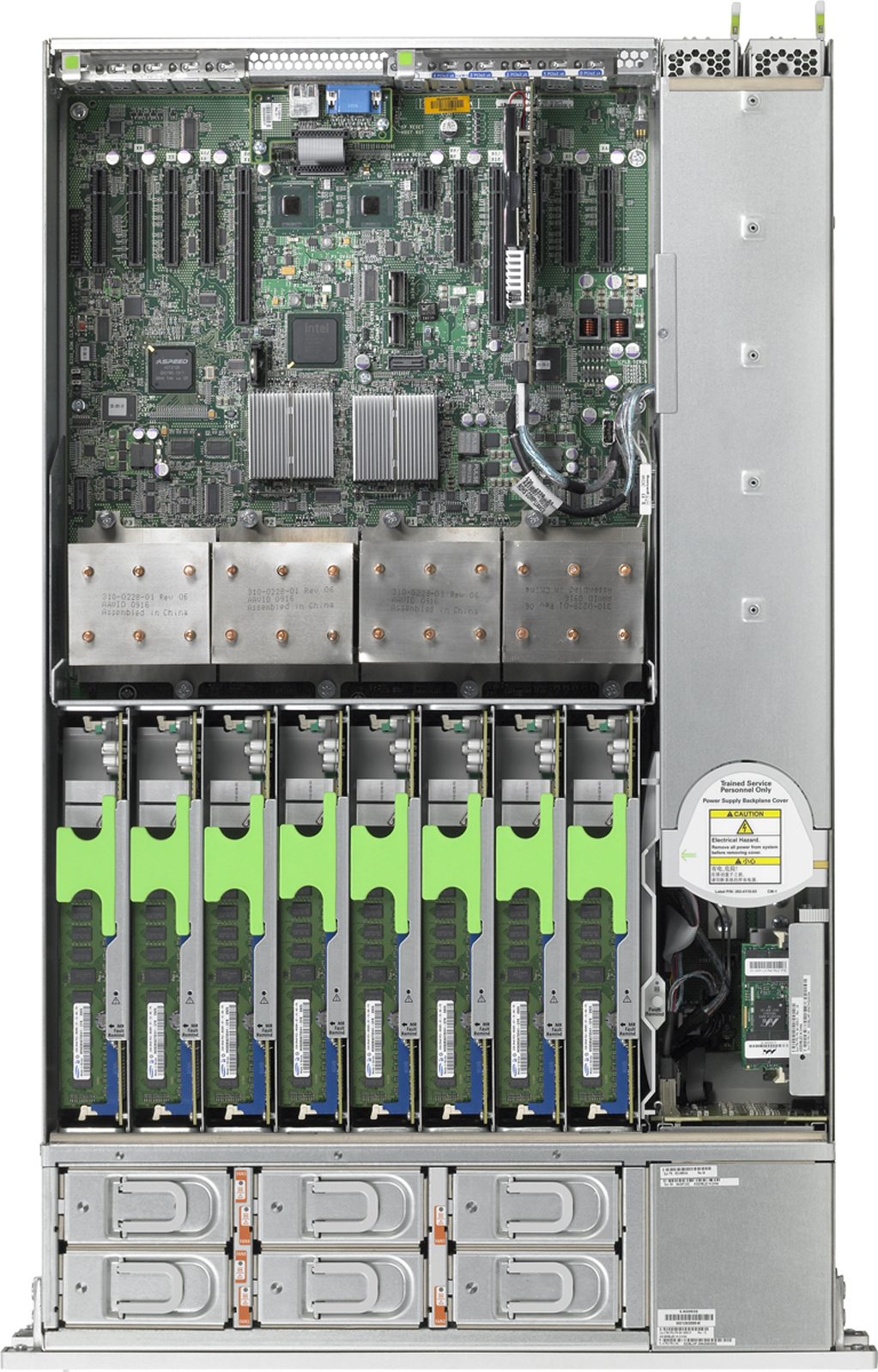 Oracle ZFS Storage Appliance Racked System ZS4-4 Top Zoom